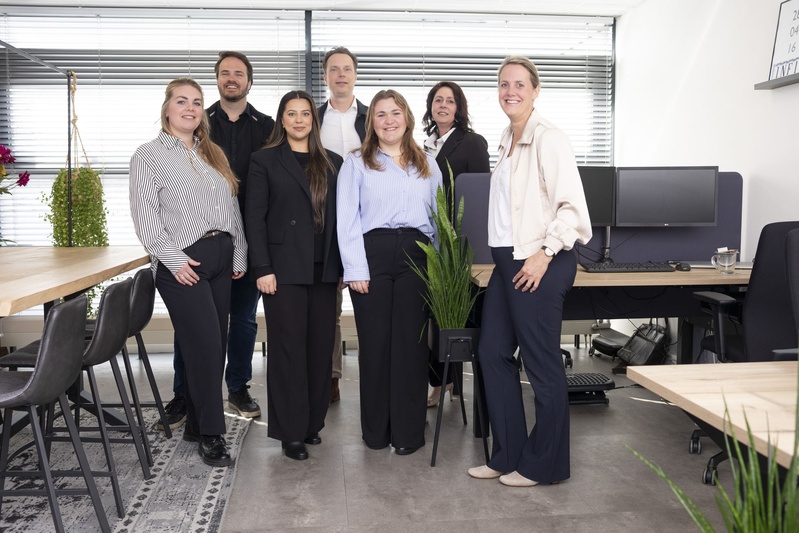 Jasper en Marijn op kantoor